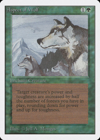 Aspect of Wolf [Unlimited Edition] | North Game Den