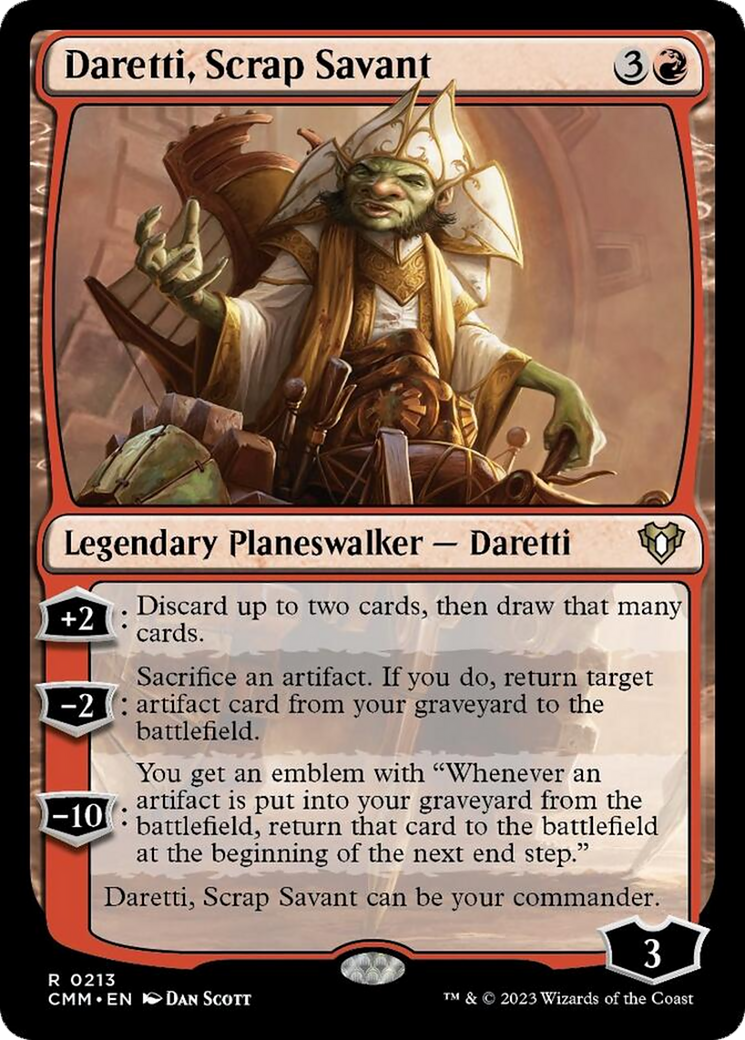 Daretti, Scrap Savant [Commander Masters] | North Game Den