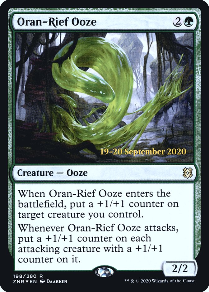 Oran-Rief Ooze  [Zendikar Rising Prerelease Promos] | North Game Den