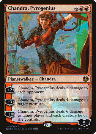 Chandra, Pyrogenius [Kaladesh] | North Game Den