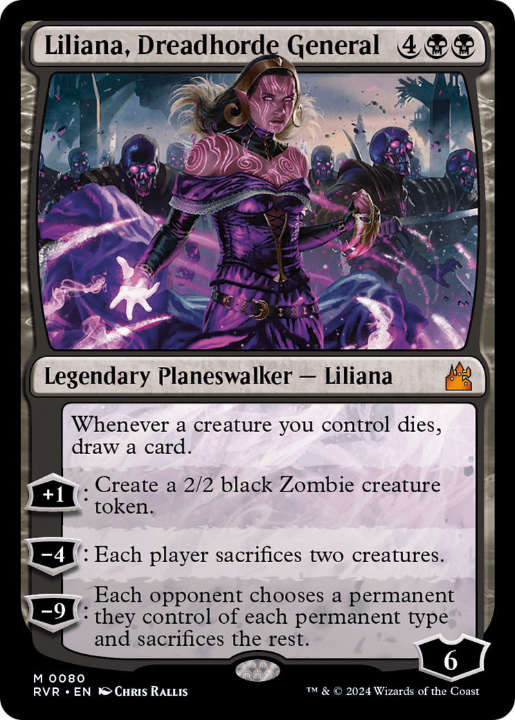 Liliana, Dreadhorde General [Ravnica Remastered] | North Game Den