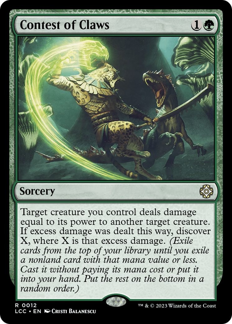 Contest of Claws [The Lost Caverns of Ixalan Commander] | North Game Den