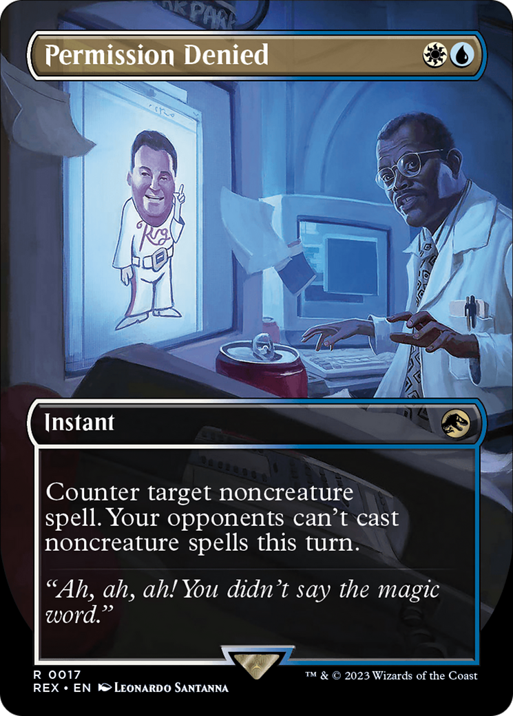Permission Denied (Borderless) [Jurassic World Collection] | North Game Den