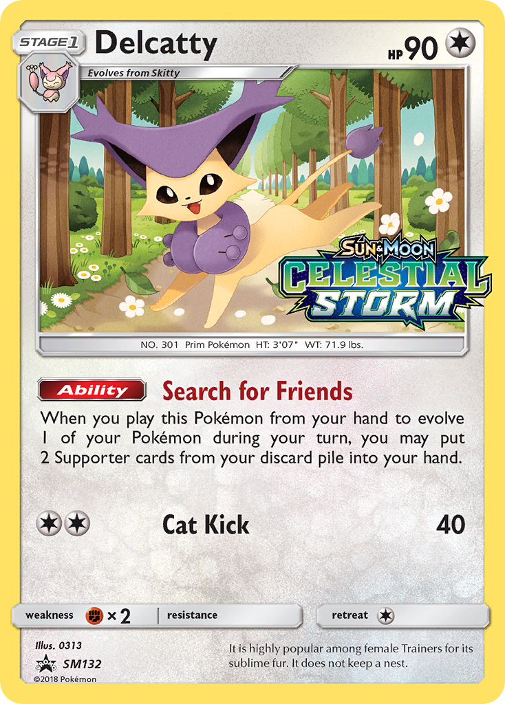 Delcatty (SM132) [Sun & Moon: Black Star Promos] | North Game Den