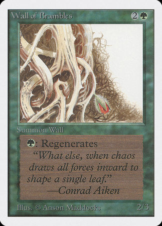 Wall of Brambles [Unlimited Edition] | North Game Den