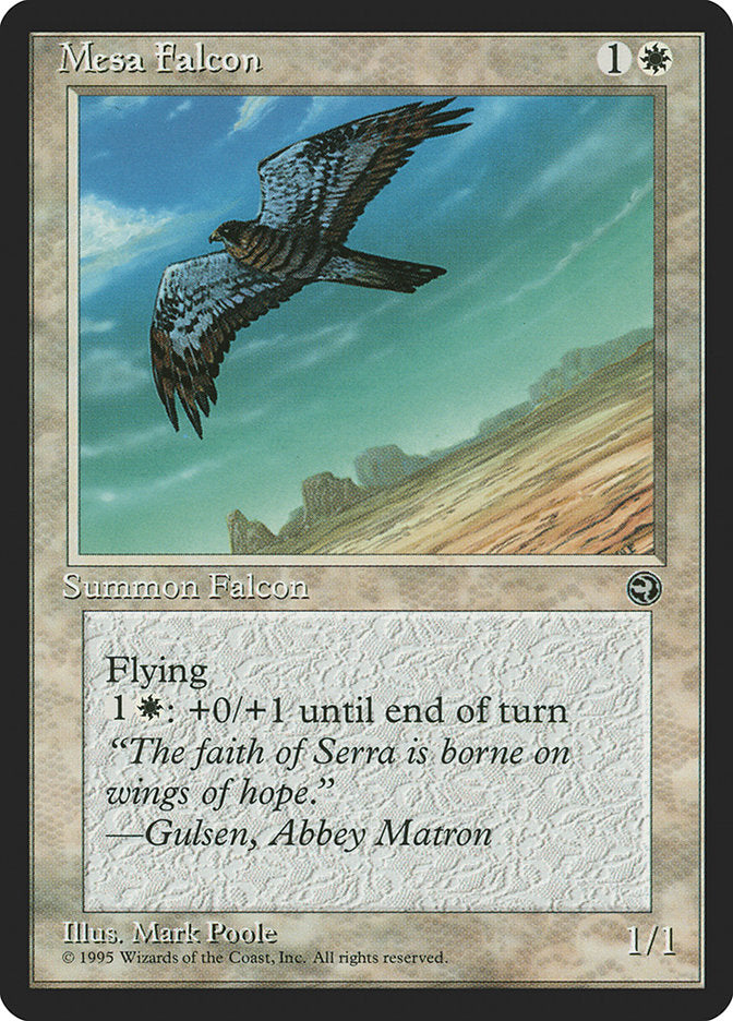 Mesa Falcon (Gulsen Flavor Text) [Homelands] | North Game Den