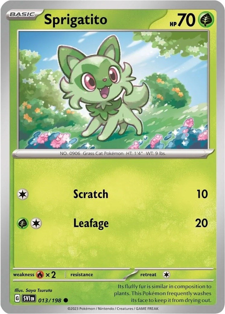 Sprigatito (013/198) (Paldea Collection) [Scarlet & Violet: Base Set] | North Game Den