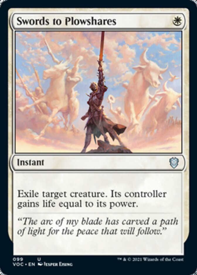 Swords to Plowshares [Innistrad: Crimson Vow Commander] | North Game Den