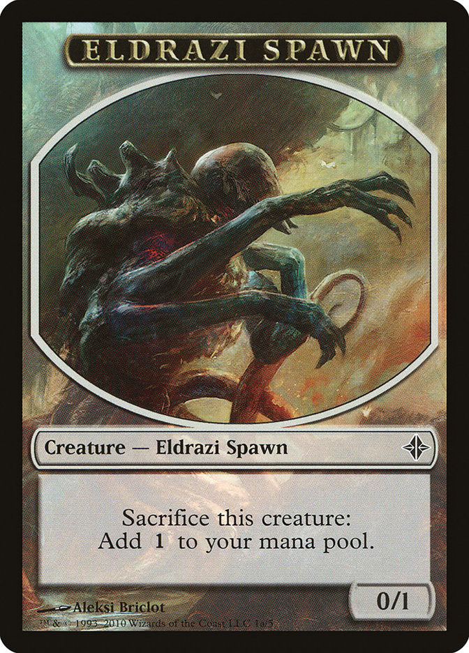 Eldrazi Spawn (1a/5) [Rise of the Eldrazi Tokens] | North Game Den