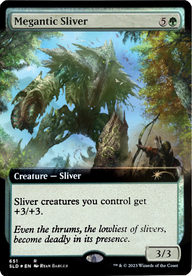 Megantic Sliver (Extended Art) [Secret Lair Drop Promos] | North Game Den