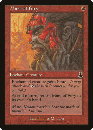 Mark of Fury [Urza's Destiny] | North Game Den