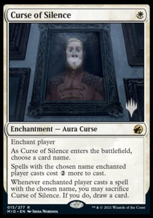 Curse of Silence (Promo Pack) [Innistrad: Midnight Hunt Promos] | North Game Den