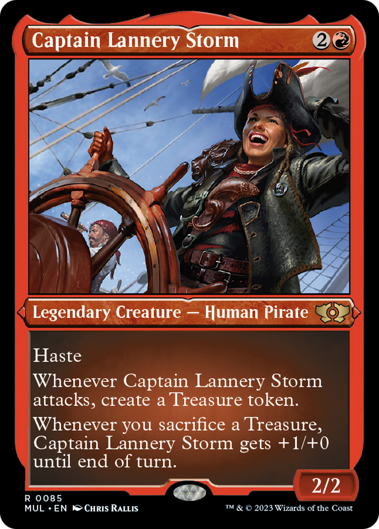 Captain Lannery Storm (Foil Etched) [Multiverse Legends] | North Game Den