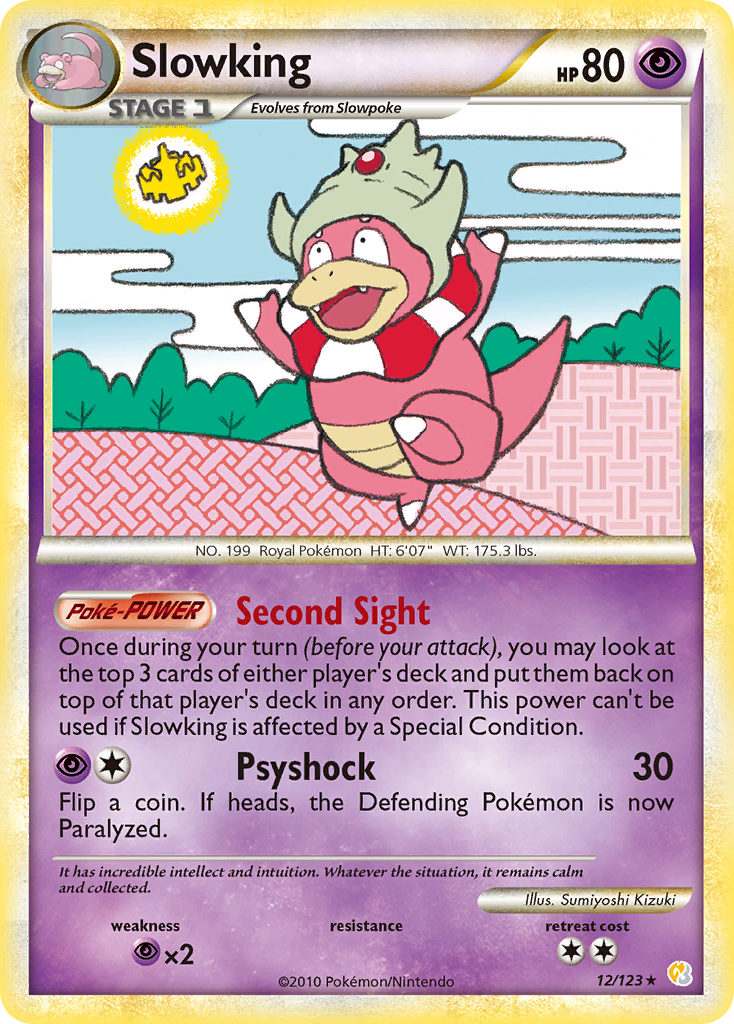 Slowking (12/123) [HeartGold & SoulSilver: Base Set] | North Game Den