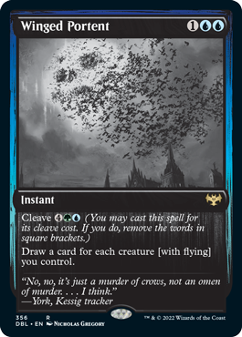 Winged Portent [Innistrad: Double Feature] | North Game Den