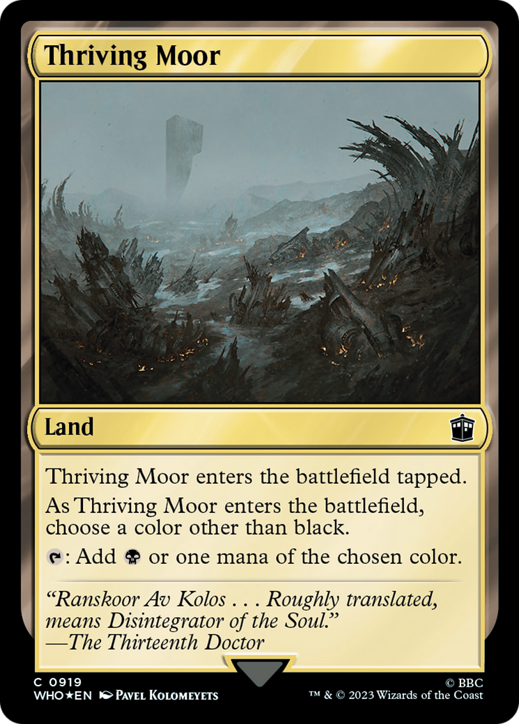 Thriving Moor (Surge Foil) [Doctor Who] | North Game Den