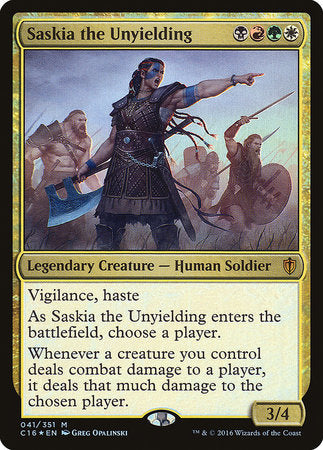 Saskia the Unyielding [Commander 2016] | North Game Den