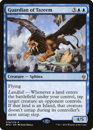 Guardian of Tazeem [Battle for Zendikar] | North Game Den