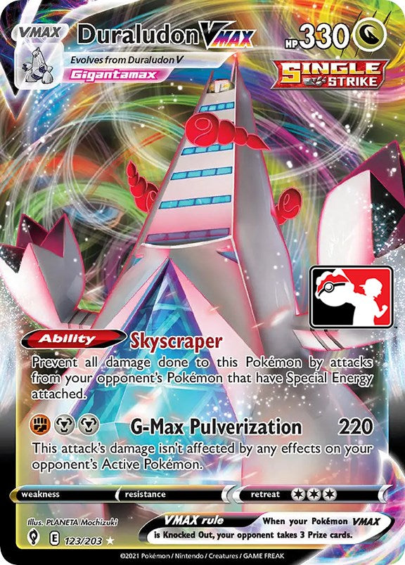 Duraludon VMAX (123/203) [Prize Pack Series One] | North Game Den