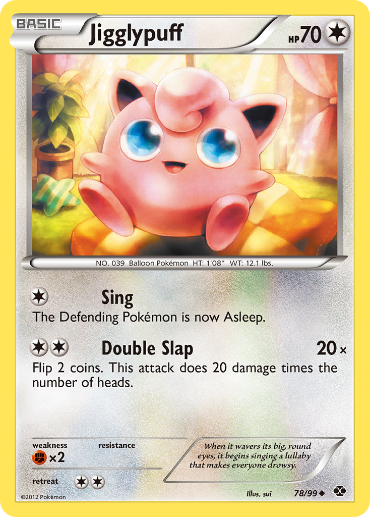Jigglypuff (78/99) [Black & White: Next Destinies] | North Game Den