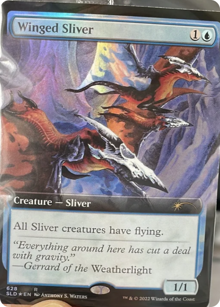 Winged Sliver (Extended Art) [Secret Lair Drop Promos] | North Game Den