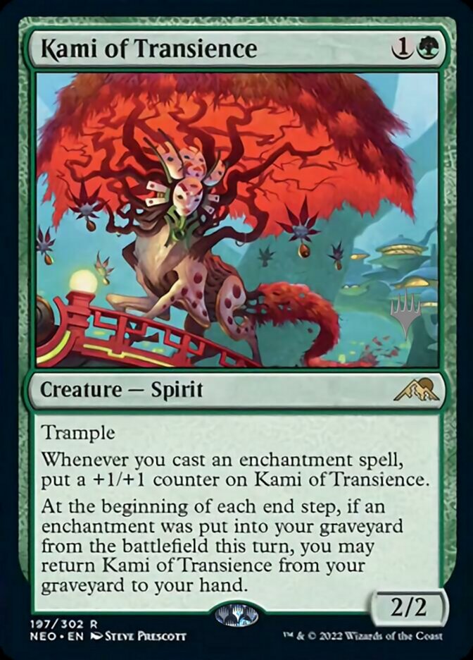 Kami of Transience (Promo Pack) [Kamigawa: Neon Dynasty Promos] | North Game Den
