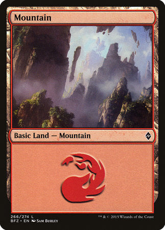 Mountain (266) [Battle for Zendikar] | North Game Den