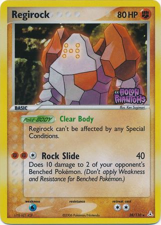 Regirock (28/110) (Stamped) [EX: Holon Phantoms] | North Game Den