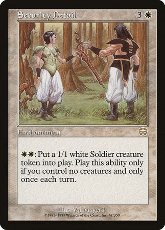 Security Detail [Mercadian Masques] | North Game Den