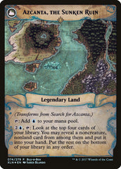 Search for Azcanta // Azcanta, the Sunken Ruin (Buy-A-Box) [Ixalan Treasure Chest] | North Game Den