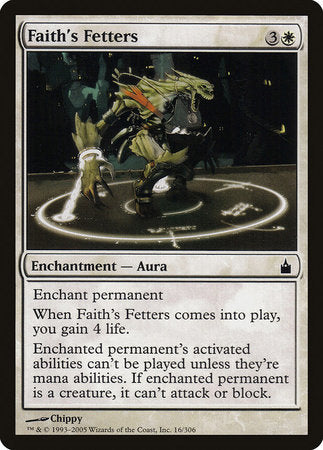Faith's Fetters [Ravnica: City of Guilds] | North Game Den