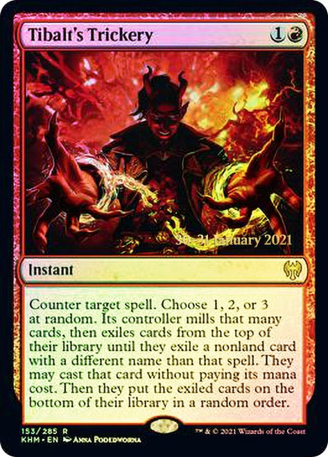 Tibalt's Trickery  [Kaldheim Prerelease Promos] | North Game Den