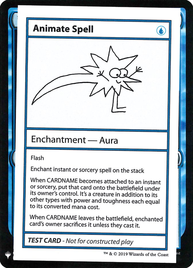 Animate Spell [Mystery Booster Playtest Cards] | North Game Den