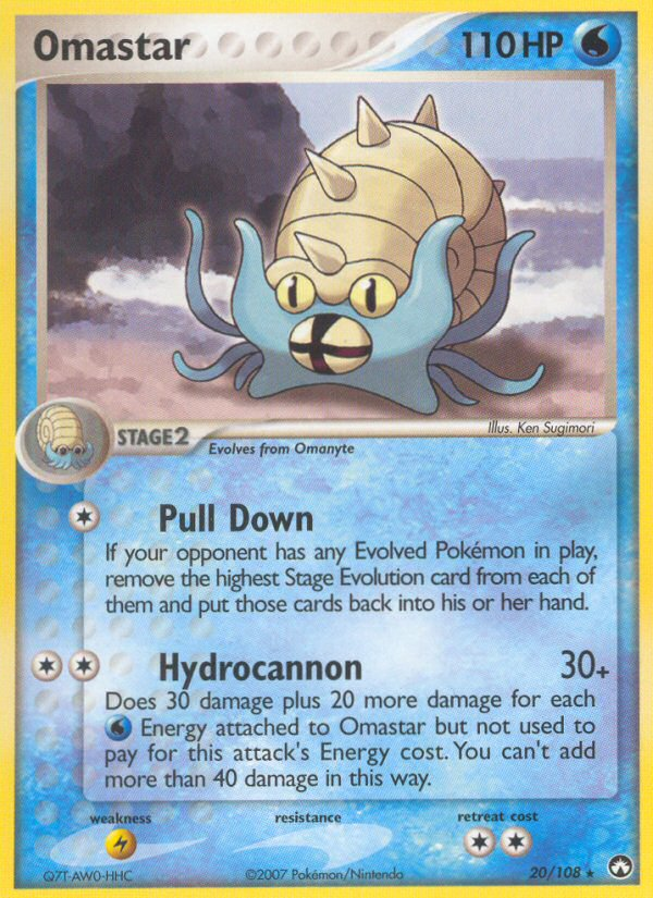 Omastar (20/108) [EX: Power Keepers] | North Game Den