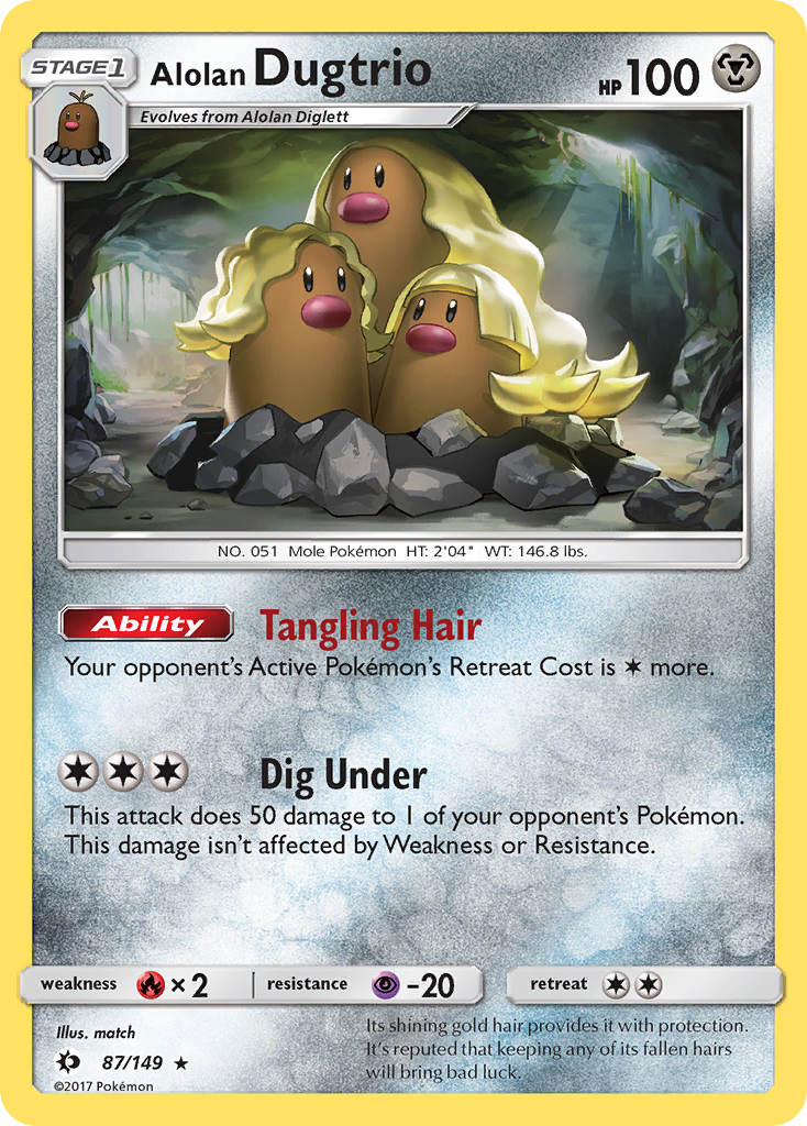 Alolan Dugtrio (87/149) [Sun & Moon: Base Set] | North Game Den