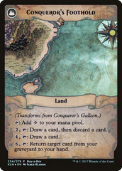 Conqueror's Galleon // Conqueror's Foothold (Buy-A-Box) [Ixalan Treasure Chest] | North Game Den