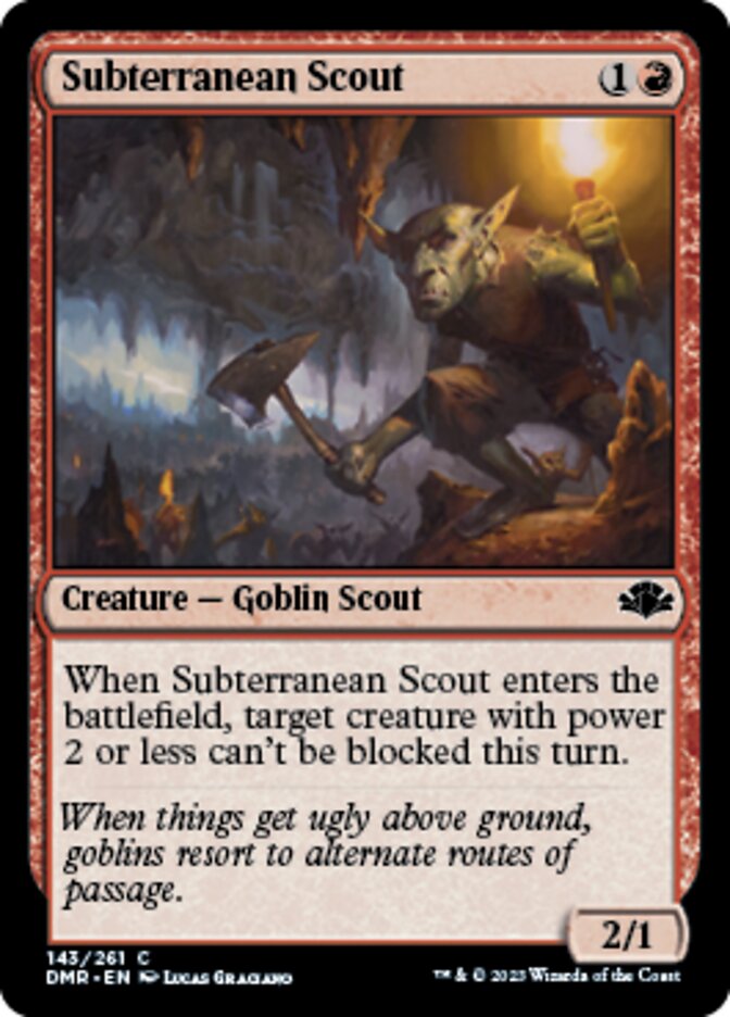 Subterranean Scout [Dominaria Remastered] | North Game Den