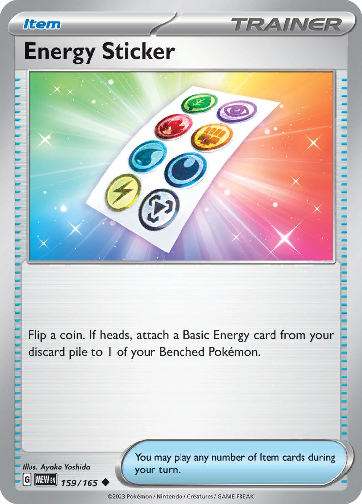 Energy Sticker (159/165) [Scarlet & Violet: 151] | North Game Den