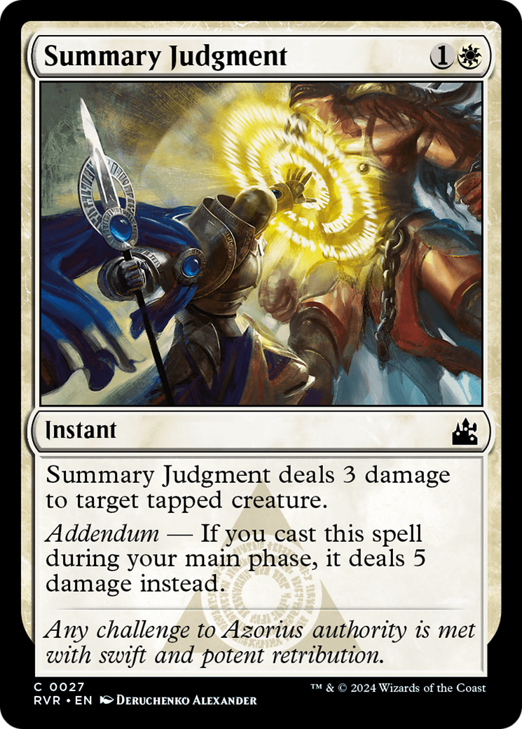 Summary Judgment [Ravnica Remastered] | North Game Den