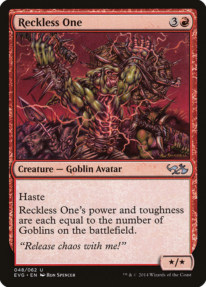 Reckless One (Elves vs. Goblins) [Duel Decks Anthology] | North Game Den