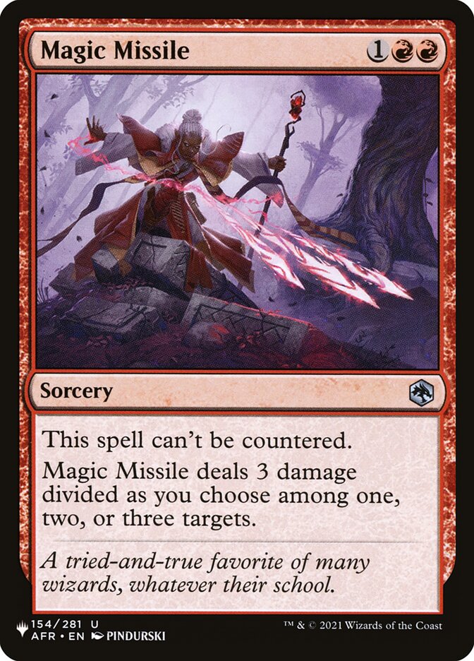 Magic Missile [The List] | North Game Den