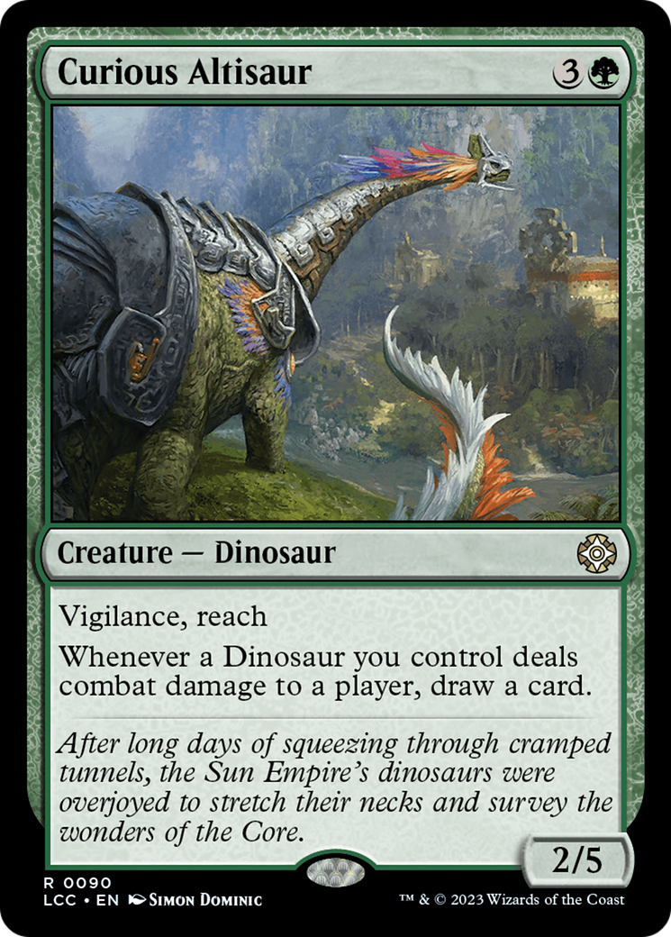 Curious Altisaur [The Lost Caverns of Ixalan Commander] | North Game Den