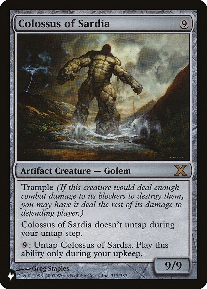 Colossus of Sardia [The List] | North Game Den