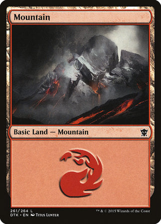 Mountain (261) [Dragons of Tarkir] | North Game Den