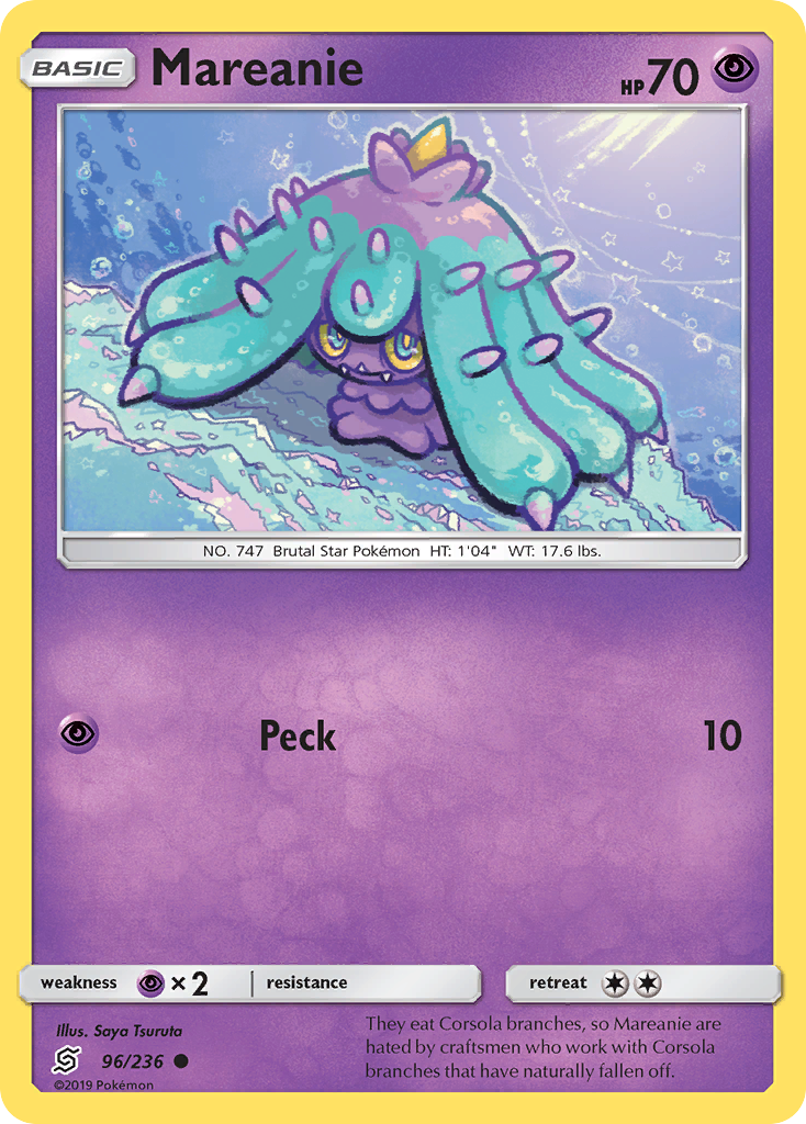 Mareanie (96/236) [Sun & Moon: Unified Minds] | North Game Den