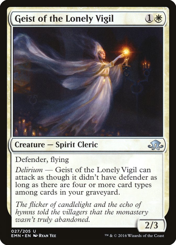 Geist of the Lonely Vigil [Eldritch Moon] | North Game Den