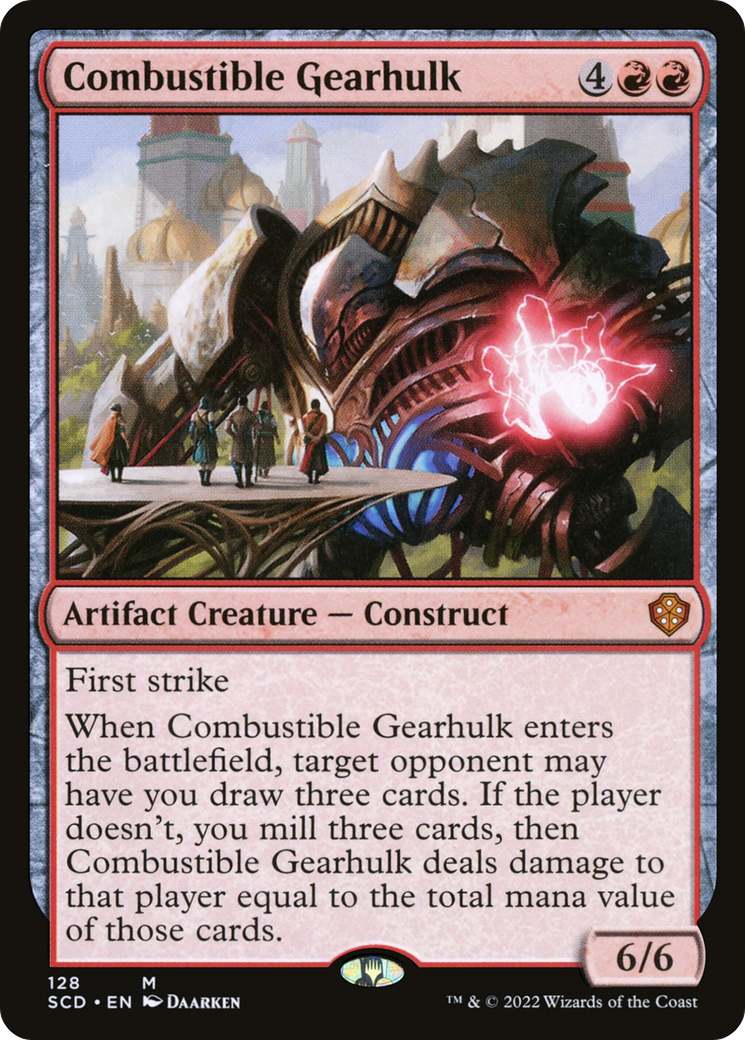 Combustible Gearhulk [Starter Commander Decks] | North Game Den