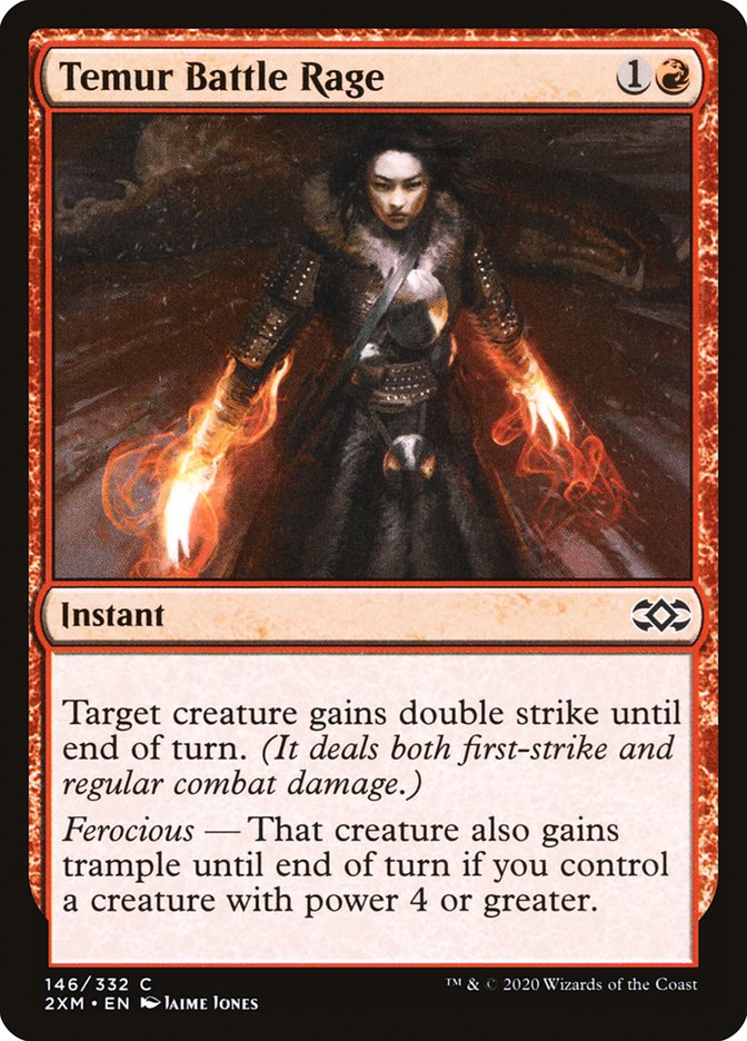 Temur Battle Rage [Double Masters] | North Game Den