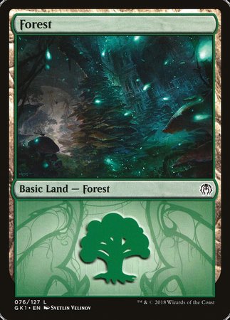 Forest (76) [GRN Guild Kit] | North Game Den