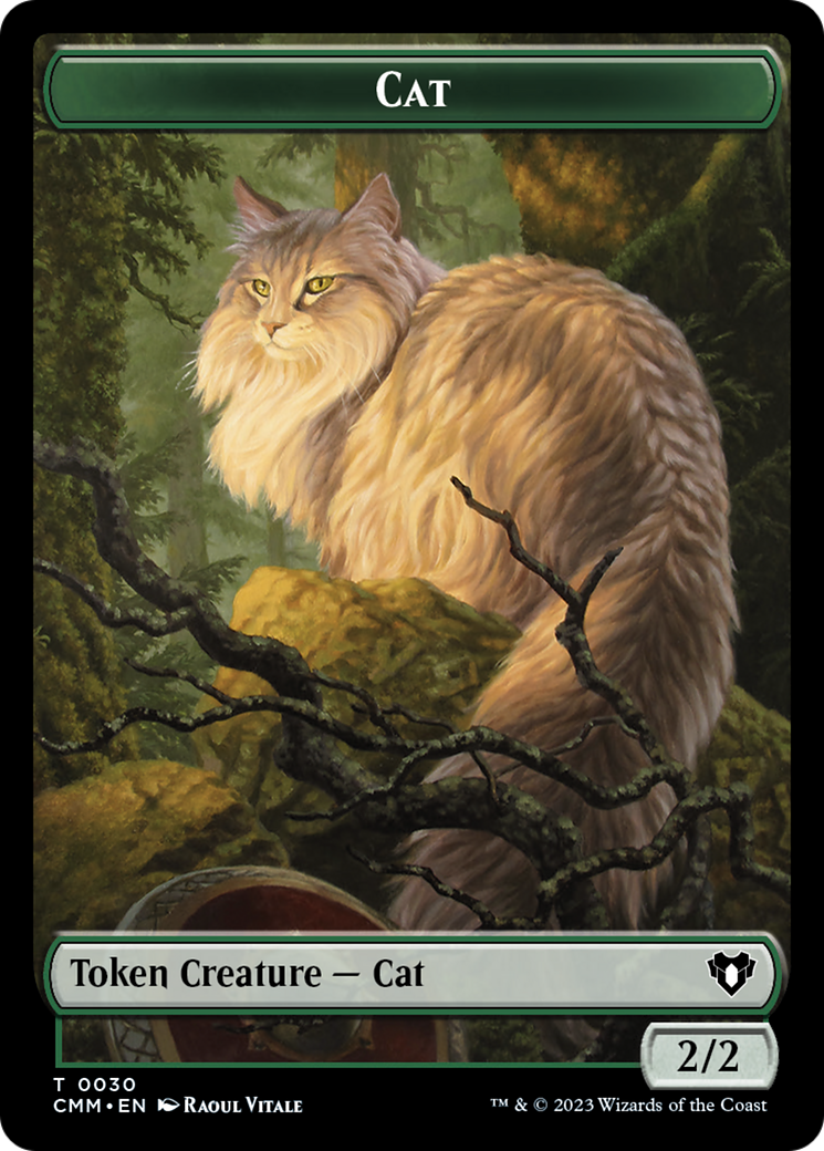 Cat Token (30) [Commander Masters Tokens] | North Game Den